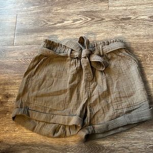 Aerie cotton gauze shorts